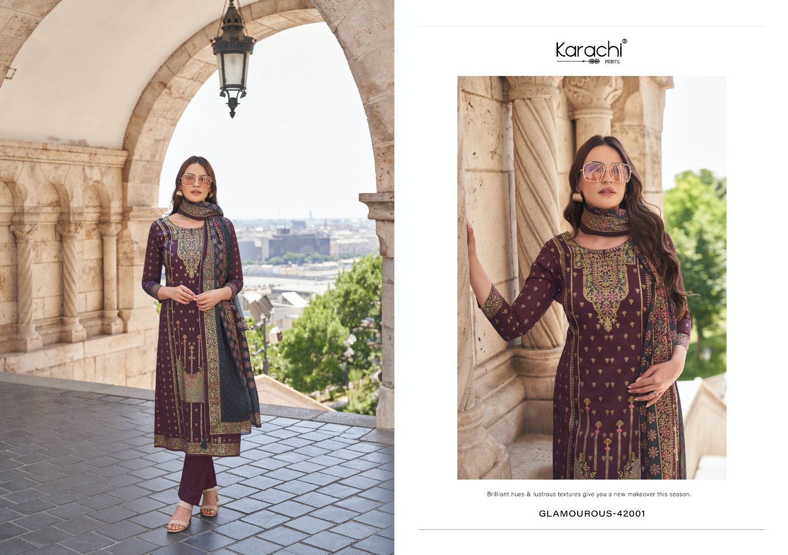 Glamourous By Kesar Jam Satin Digital Printed Dress Material Wholesale Price In Surat
